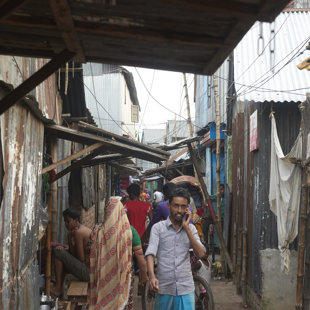 Living area, Koral Slum, Dhaka