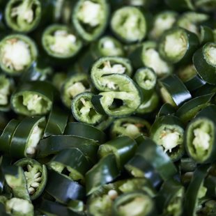 cut green chilly